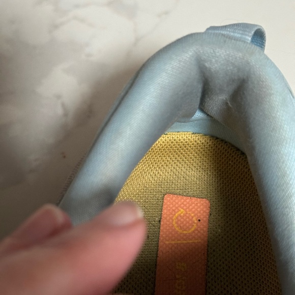 Hoka Running Shoes - Gray and Orange size 7.5 - Picture 7 of 8